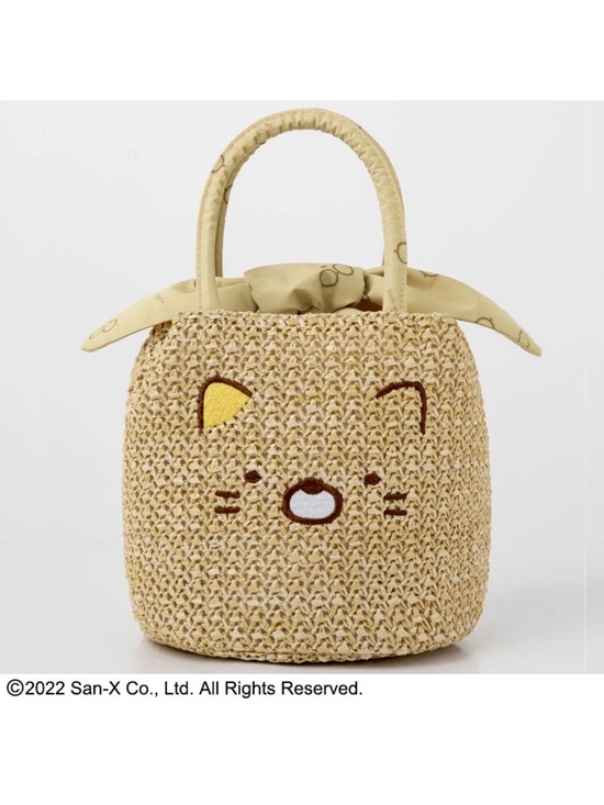 Sumikko gurashi Handbags - Sumikko Gurashi Basket Bag BOOK feat. A-jolie CAT Neko ver. San-X Exclusive gift
